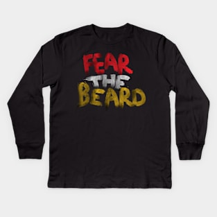 fear the beard 3 Kids Long Sleeve T-Shirt